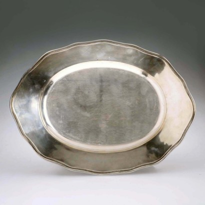 Frank M. W Sterling Silver Tray