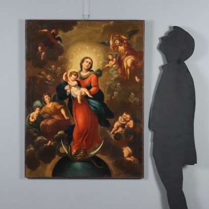 Tableau de la Vierge Immaculée avec Jésus, Vierge Immaculée avec l'Enfant Jésus, Tableau de la Vierge Immaculée avec Jésus, Tableau de la Vierge Immaculée avec Jésus