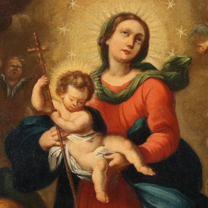 Tableau de la Vierge Immaculée avec Jésus, Vierge Immaculée avec l'Enfant Jésus, Tableau de la Vierge Immaculée avec Jésus, Tableau de la Vierge Immaculée avec Jésus