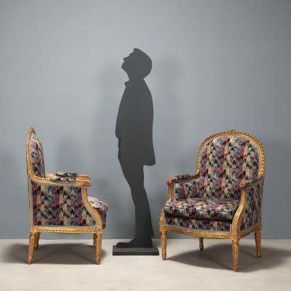 Groupe de 3 fauteuils