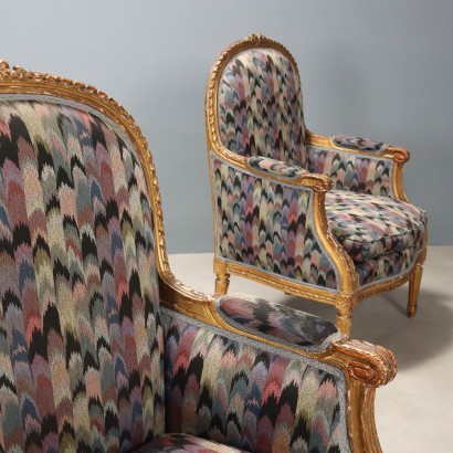 Groupe de 3 fauteuils