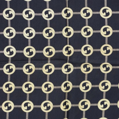 Écharpe Gucci vintage à monogramme