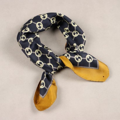 Écharpe Gucci vintage à monogramme