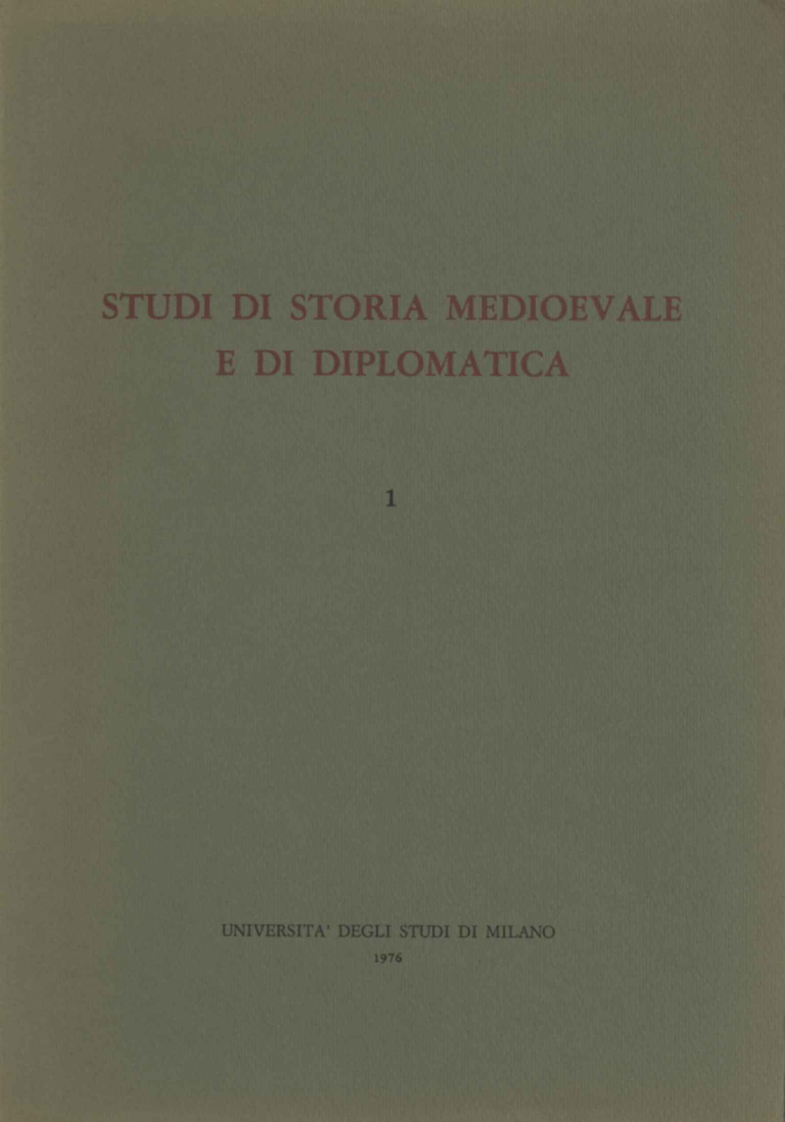 Mittelalterliche Geschichte – Studium und Diplom