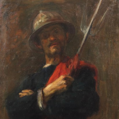 Dipinto di Antonio Valdoni,Figura di armigero,Antonio Valdoni,Antonio Valdoni,Antonio Valdoni,Antonio Valdoni