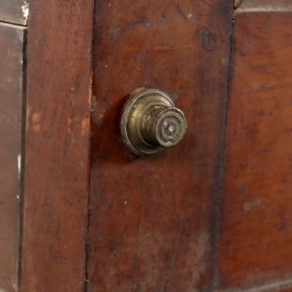 Bett, Empire-Bett, Empire-Bett aus Walnussholz