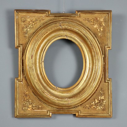 Cadre en sapin doré