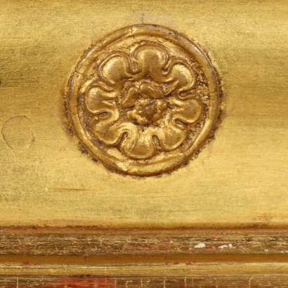 Spiegel, vergoldeter Holzspiegel