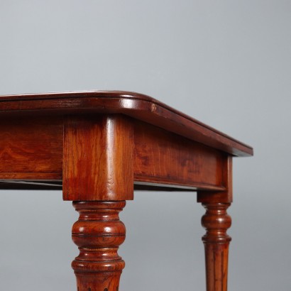 TABLE, Mahogany Stained Oak Table
