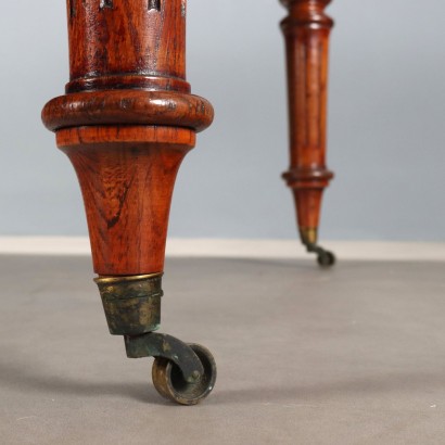 TABLE, Mahogany Stained Oak Table