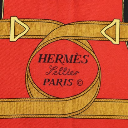 Hermes Vintage Schal Eperon D0Apostroph