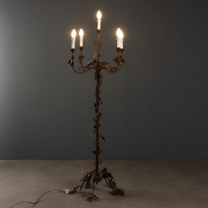 Torciere in Ferro a Cinque Luci