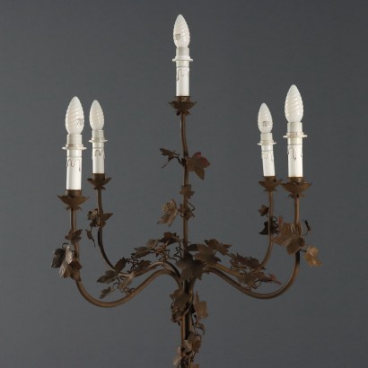 Lampada da terra,Torciere in Ferro a Cinque Luci