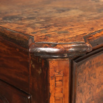 Cómoda, Cómoda barroca, Cómoda barroca en nogal