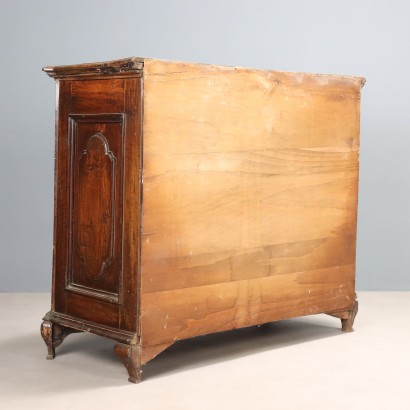 Cómoda, Cómoda barroca, Cómoda barroca en nogal