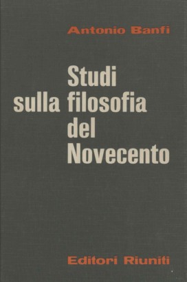 Studi sulla filosofia del Novecento