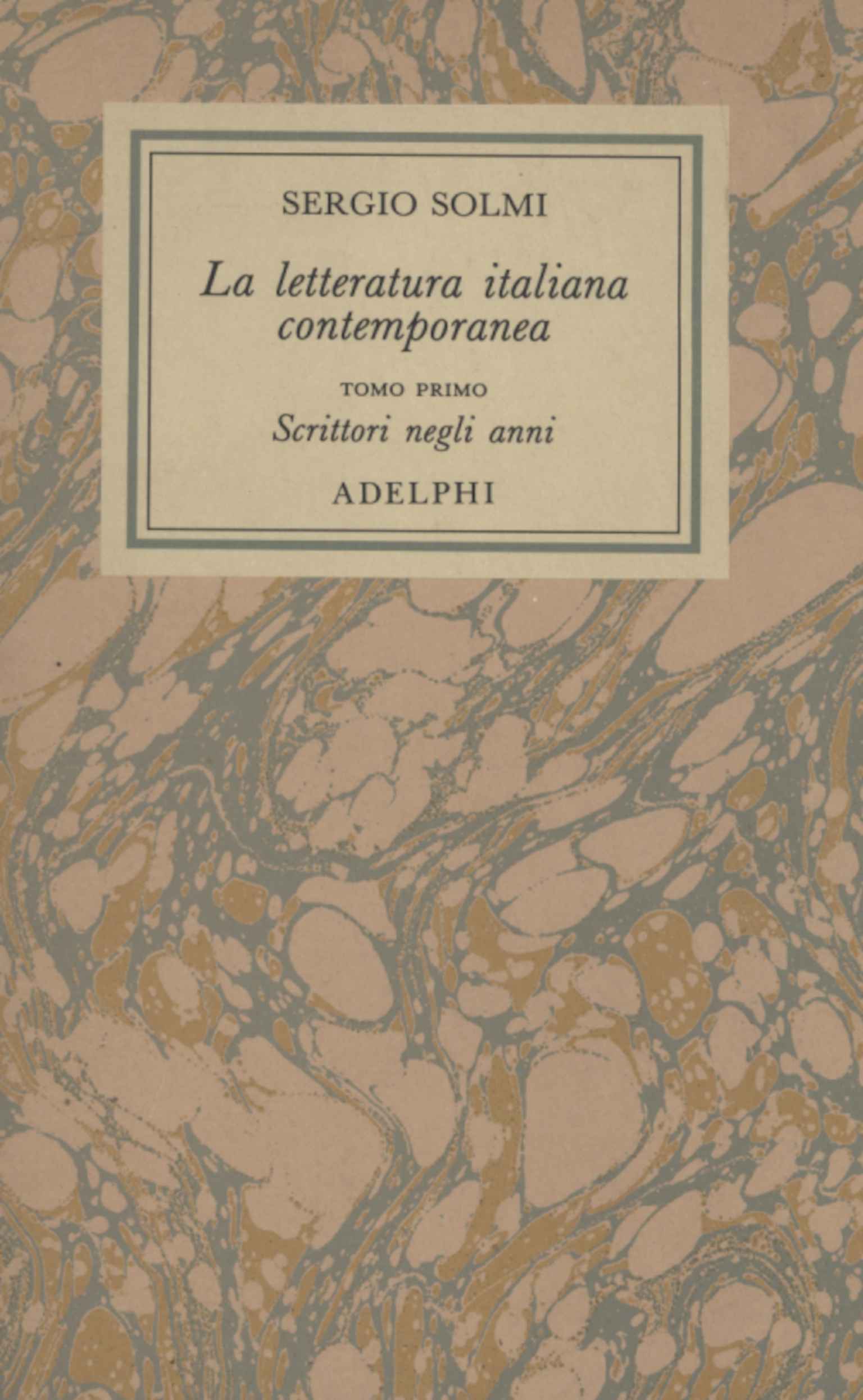 Contemporary Italian literature (Tom