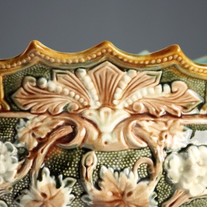 Jardinera de Cerámica Barbotina, Jardinera de Cerámica Esmaltada