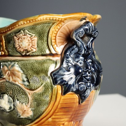 Jardinera de Cerámica Barbotina, Jardinera de Cerámica Esmaltada