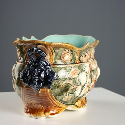 Jardinera de Cerámica Barbotina, Jardinera de Cerámica Esmaltada