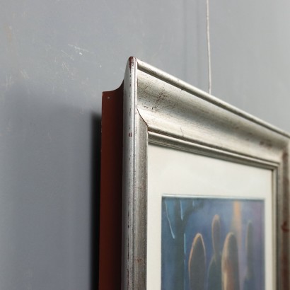 Pintura de Eliano Fantuzzi, Figuras con flores, Eliano Fantuzzi, Eliano Fantuzzi, Eliano Fantuzzi