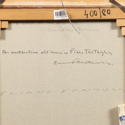 Pintura de Eliano Fantuzzi, Figuras con flores, Eliano Fantuzzi, Eliano Fantuzzi, Eliano Fantuzzi