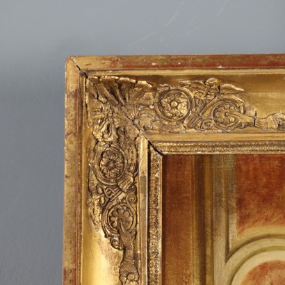 Scène de conversation dans le salon