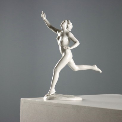 Figurine en porcelaine Wollendorf Kurt Steiner