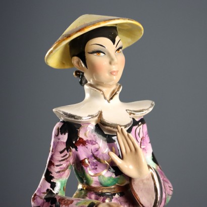 Pair of Ceramic Figures Manufactured