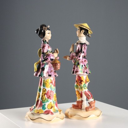 Pair of Ceramic Figures Manufactured