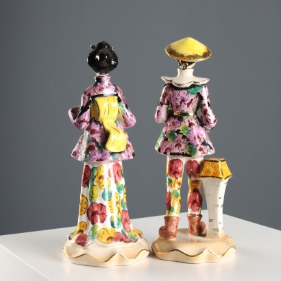 Pair of Ceramic Figures Manufactured