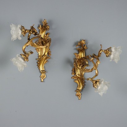 Pair of Gilded Bronze Appliques