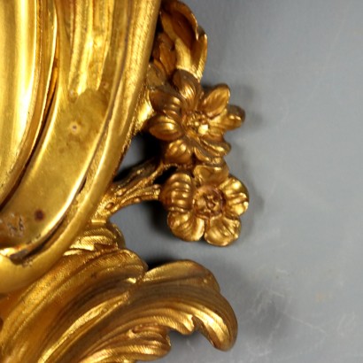 WALL LIGHTS x2, Pair of Gilded Bronze Wall Lights