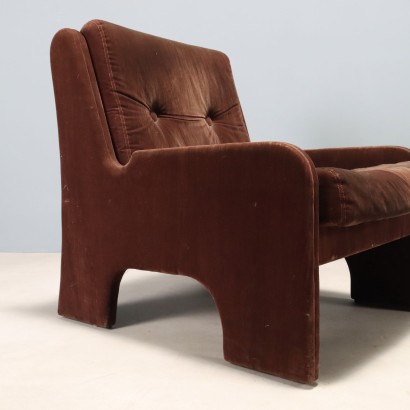 Gruppo di Poltrone Vintage Anni 70,Gruppo di Poltrone Vintage Anni 70