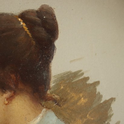 Dipinto di Giovanni Bevilacqua,Ritratto femminile,Giovanni Bevilacqua,Giovanni Bevilacqua,Giovanni Bevilacqua