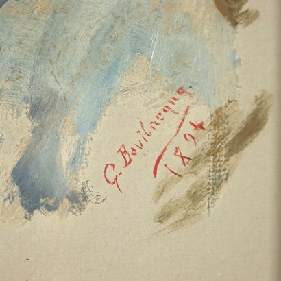 Dipinto di Giovanni Bevilacqua,Ritratto femminile,Giovanni Bevilacqua,Giovanni Bevilacqua,Giovanni Bevilacqua