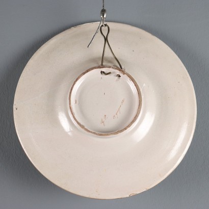 Coppia di Piatti in Maiolica