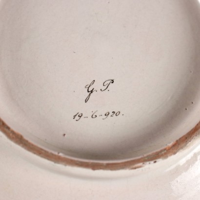 Coppia di Piatti in Maiolica