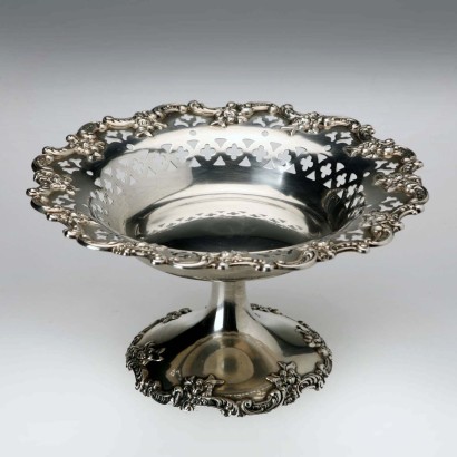 Bol Ancien Argent Sterling avec Marque États-Unis XIXe-XXe Siècle