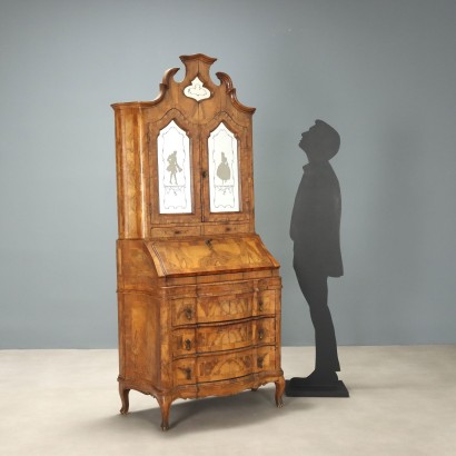 TRUMEAU, Trumeau in Baroque style in veneer