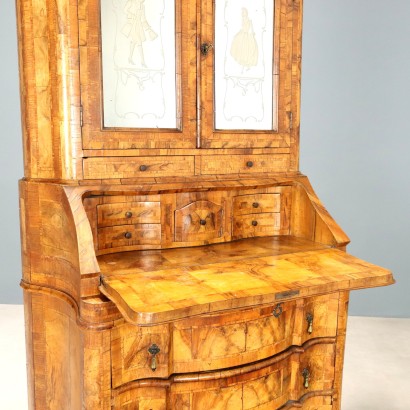 TRUMEAU, Trumeau in Baroque style in veneer