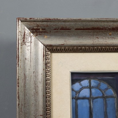 Painting by Eliano Fantuzzi, Figures at the Bar, Eliano Fantuzzi, Eliano Fantuzzi, Eliano Fantuzzi