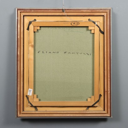 Painting by Eliano Fantuzzi, Figures at the Bar, Eliano Fantuzzi, Eliano Fantuzzi, Eliano Fantuzzi