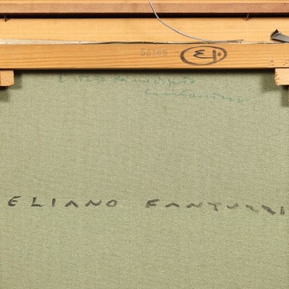 Painting by Eliano Fantuzzi, Figures at the Bar, Eliano Fantuzzi, Eliano Fantuzzi, Eliano Fantuzzi