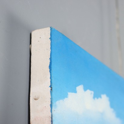 Dipinto Naif Africano,La venditrice di erbe mediche