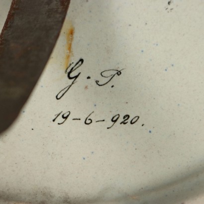 Assiette en faïence