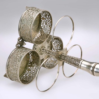 Portabottiglie in Argento