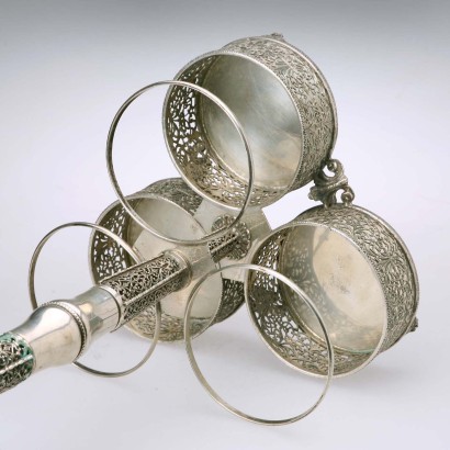 Portabottiglie in Argento