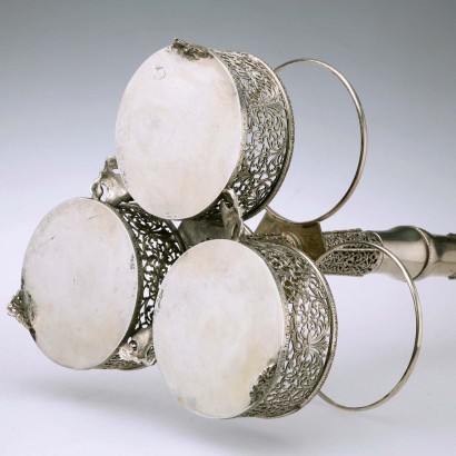 Portabottiglie in Argento