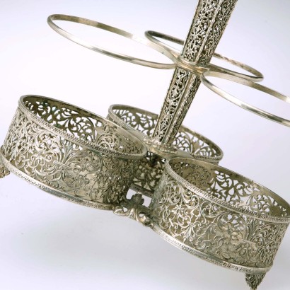 Portabottiglie in Argento